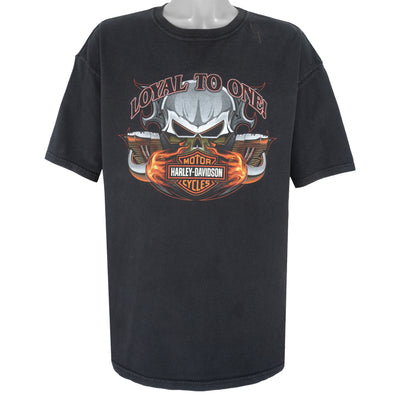 Harley Davidson Skull Las Vegas Raiders Shirt - Vintagenclassic Tee