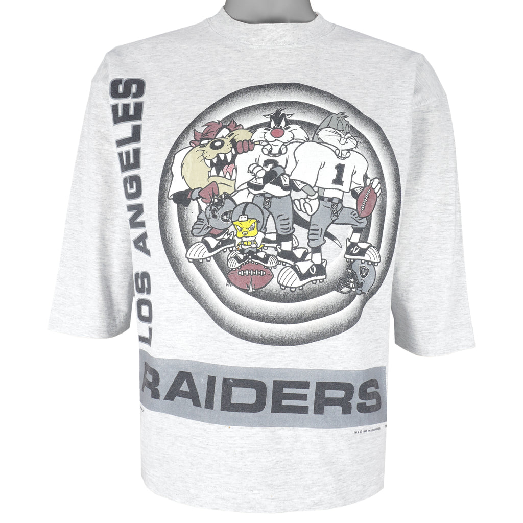 NFL - Los Angeles Raiders X Looney Tunes T-Shirt 1993 X-Large Vintage Retro Football