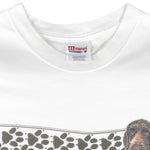 Vintage (Hanes) - German Wirehaired T-Shirt 1990s Large Vintage Retro