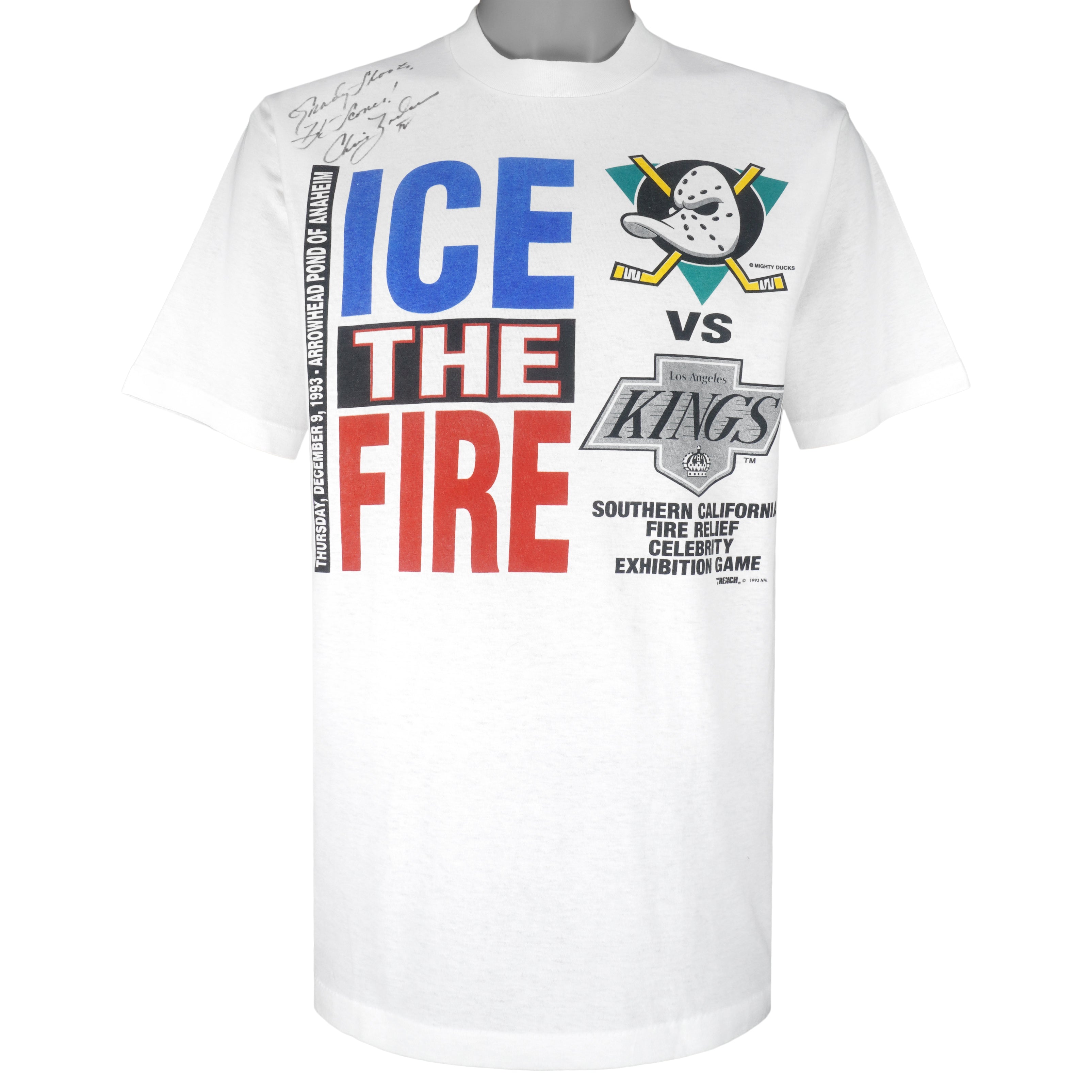The Mighty Ducks NHL Hockey Colorful Design T-Shirt t-shirt