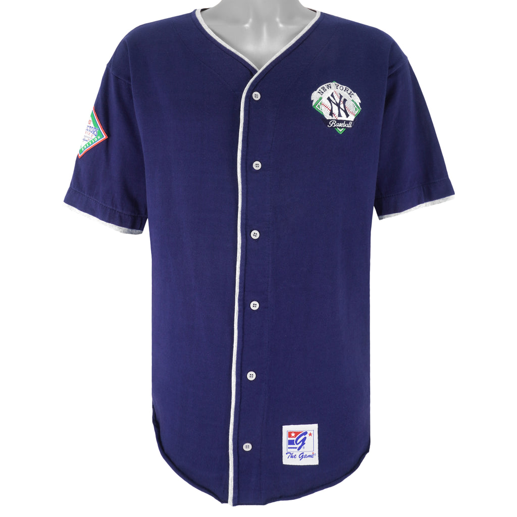 MLB (The Game) - New York Yankees Jersey 1990s Large Vintage Retro Baseball