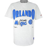 NBA (Nutmeg) - Orlando Magic Big Logo T-Shirt 1990s Large Vintage Retro Basketball