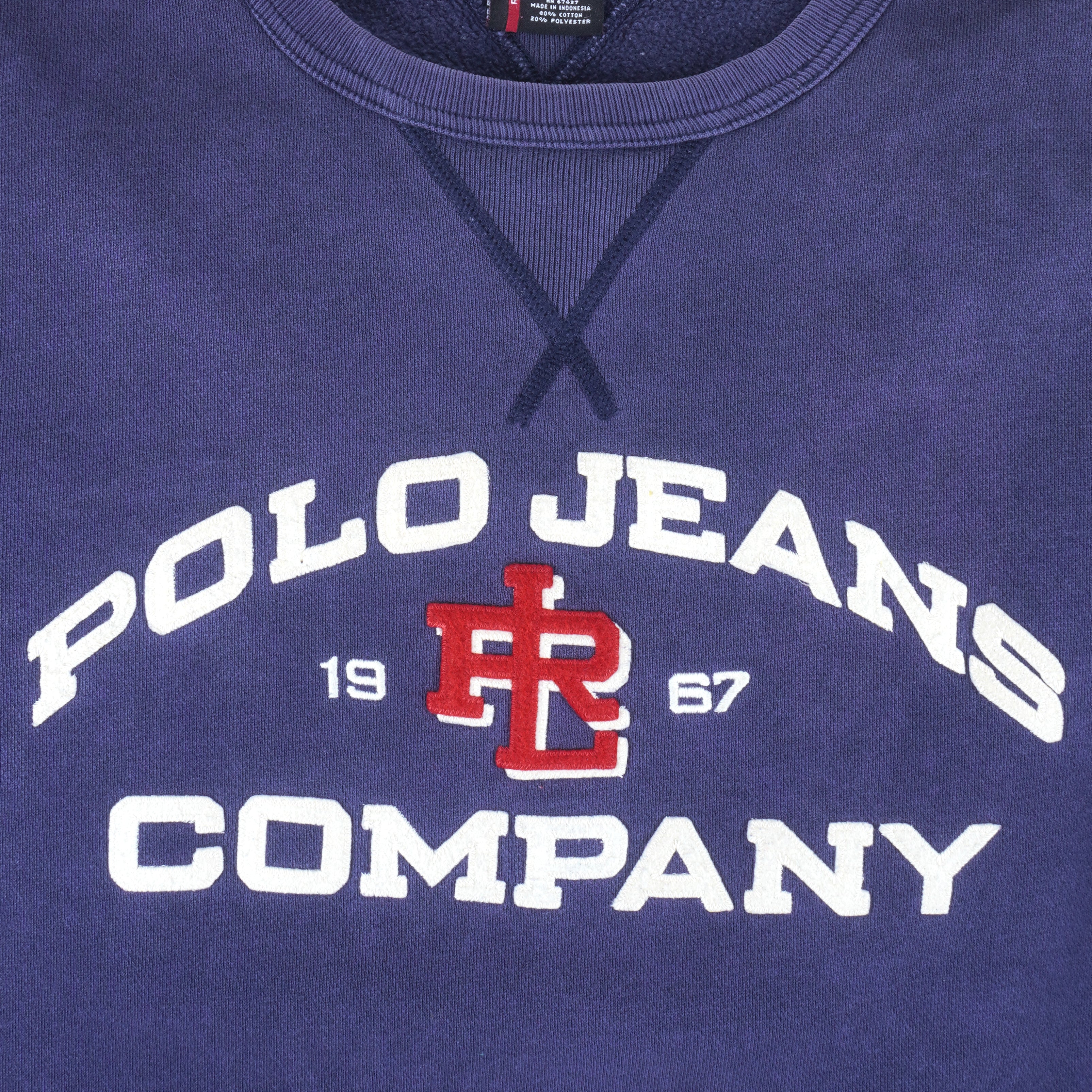 Vintage Ralph Lauren (Polo) - Blue Polo Jeans Co. Crew Neck