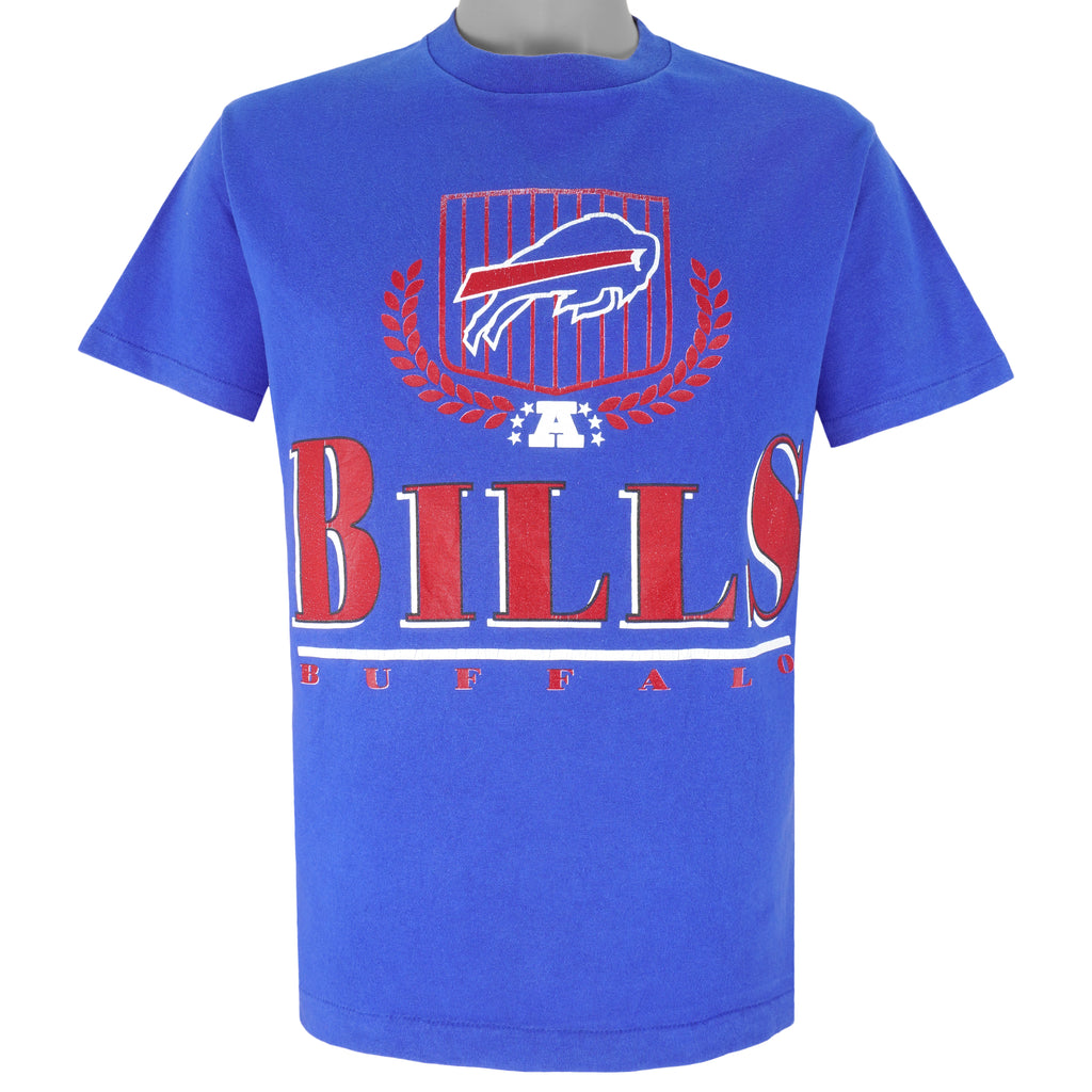 NFL - Buffalo Bills Single Stitch T-Shirt 1990s Medium Vintage Retro Football