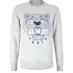 Kenzo - Kenzo Paris Lion Embroidered Crew Neck Sweatshirt 2000s Medium