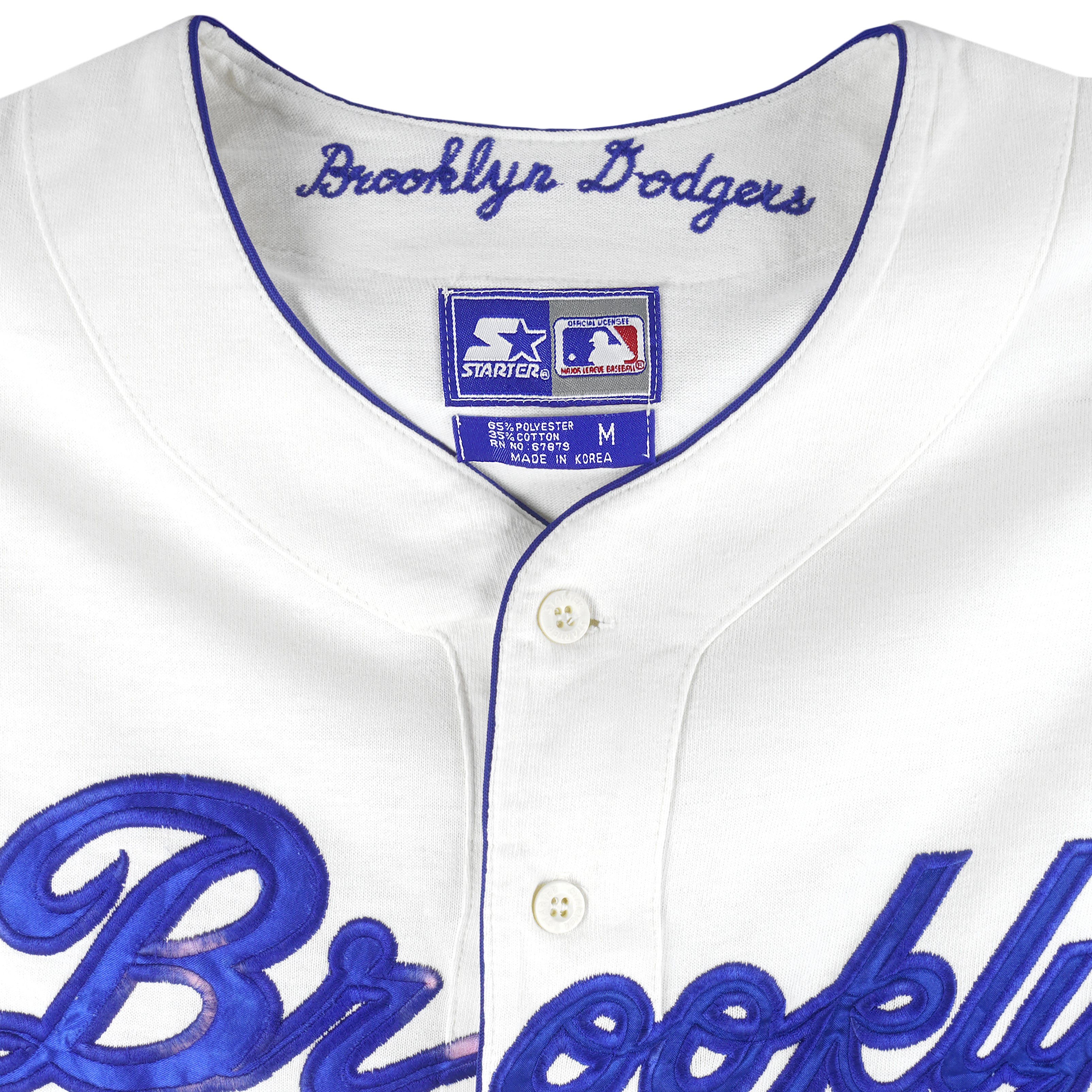 90s Brooklyn Dodgers Starter Baseball Jersey - 5 Star Vintage