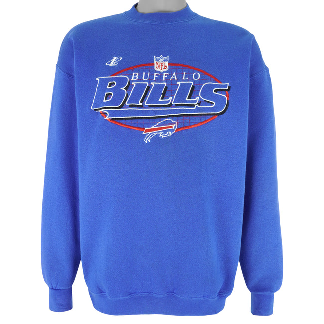 vintage Buffalo Bills embroidered V-neck sweatshirt