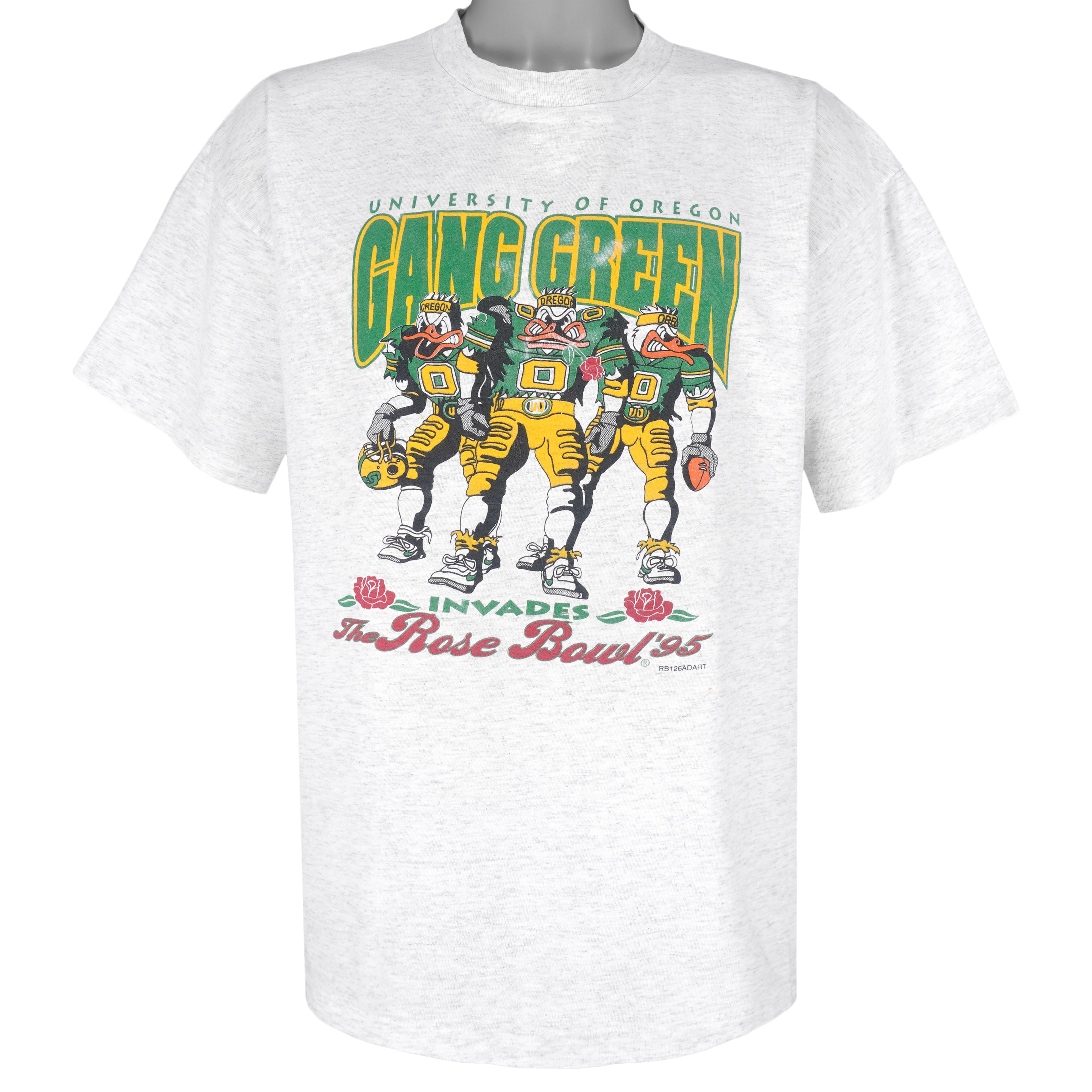 American Classic 1995 Oregon Ducks Vintage Rose Bowl Crewneck Sweatshirt. Made in The USA. Large