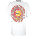 NBA (Logo 7) - Houston Rockets Back to Back Champions T-Shirt 1995 X-Large