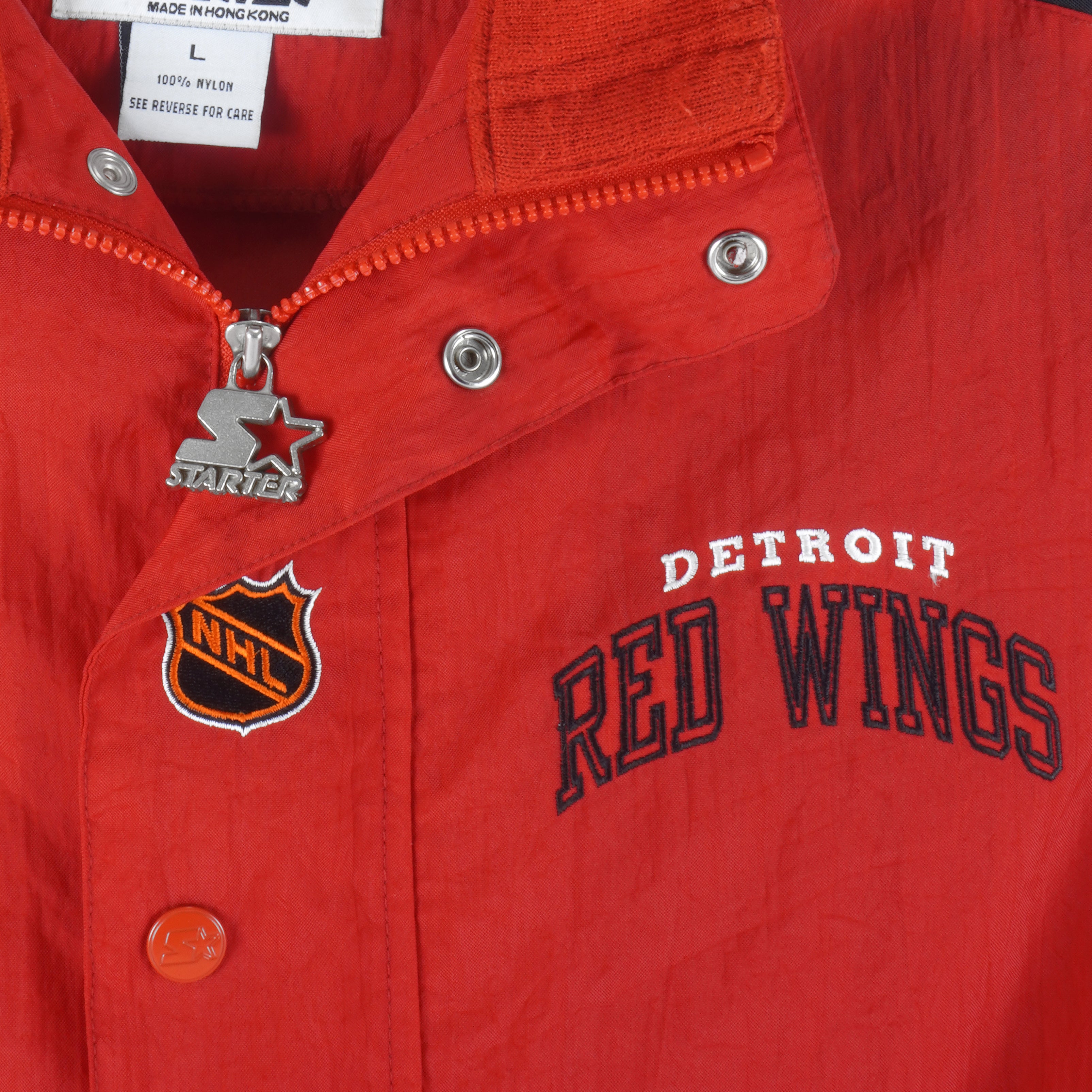 Vintage Detroit Red Wings Starter Fashion Series Blue NHL Hockey Jersey Sz  Large