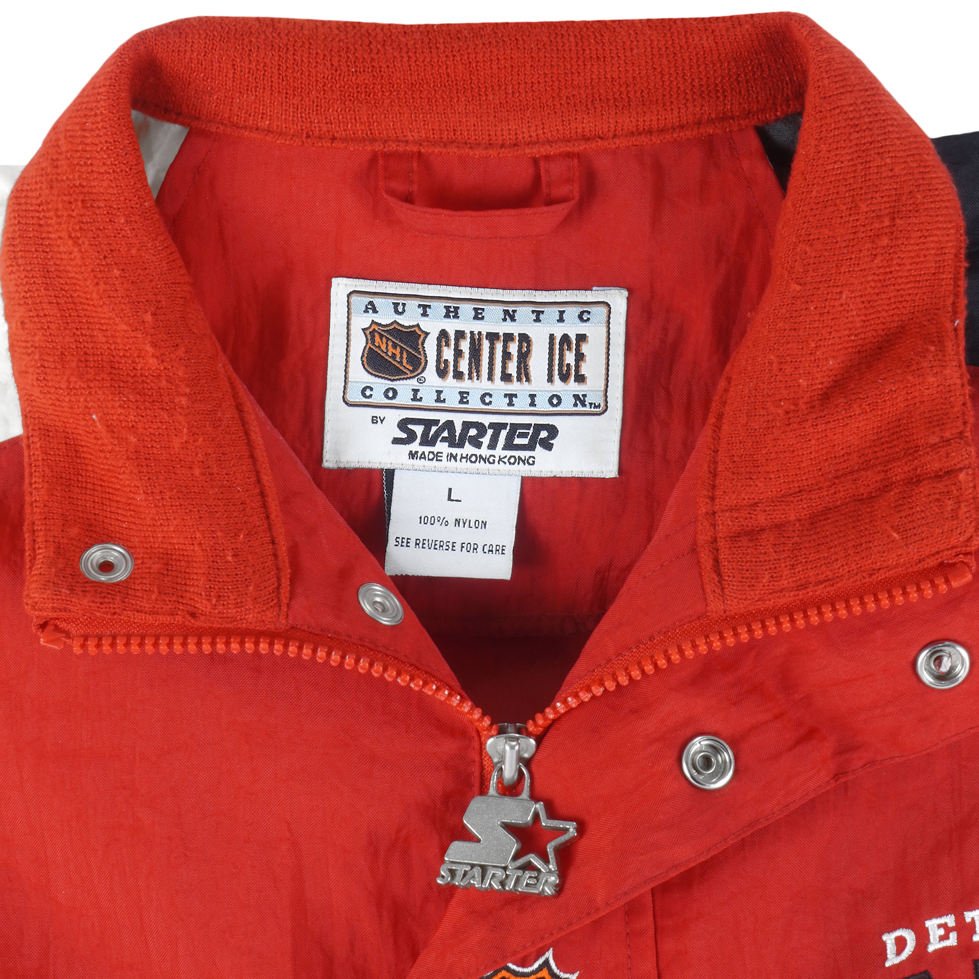 STARTER, Jackets & Coats, Vintage 9s Starter Detroit Red Wings Puffer  Jacket Large
