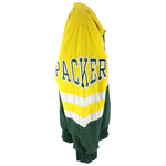 NFL (Logo Athletic) - Green Bay Packers Zip-Up Windbreaker 1990s X-Large Vintage Retro Football