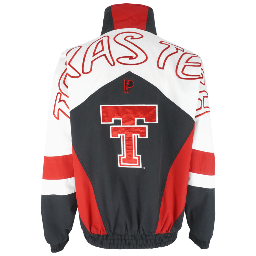 Ladies North hotsell End Leather Jacket with Texas Tech Embroidery