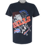 NFL (Best) - Buffalo Bills Football Single Stitch T-Shirt 1990s Large