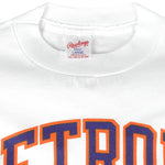MLB (Rawlings) - Detroit Tigers Take Me Out To The Ball Game T-Shirt 1990 Large Vintage Retro Baseball