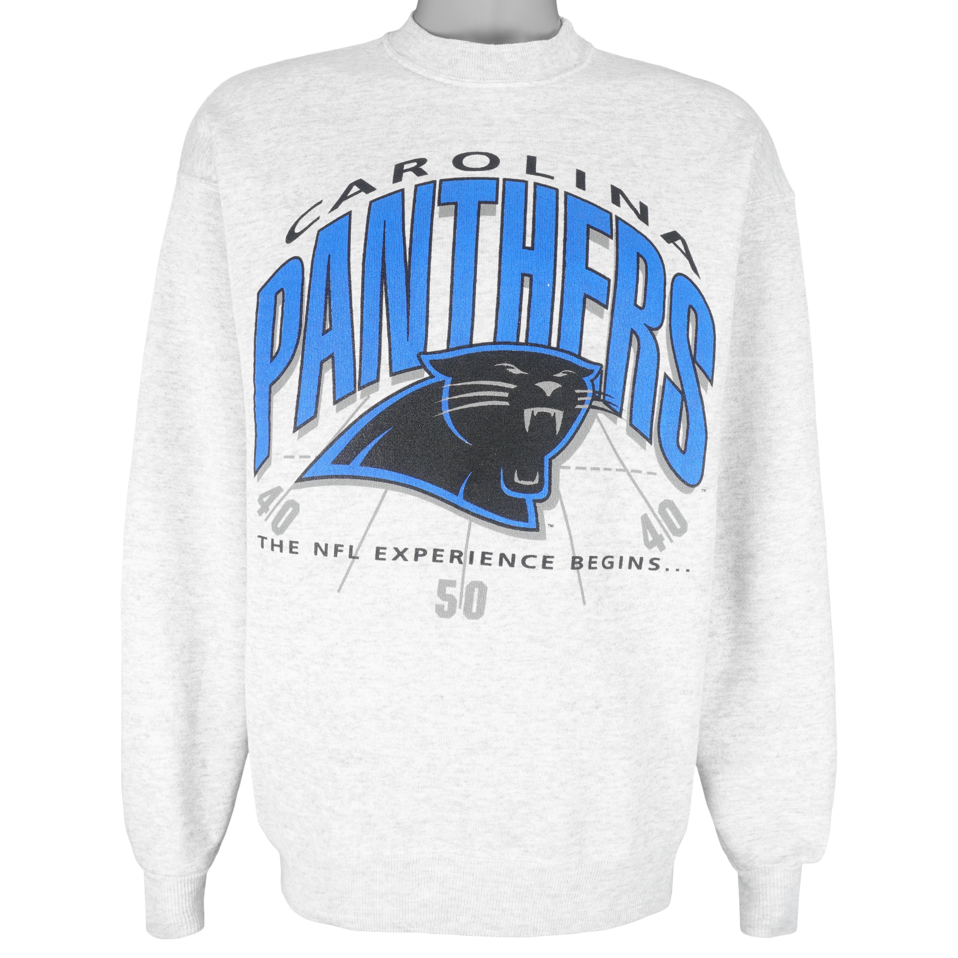 VINTAGE Carolina Panthers Mens Sweater Crewneck 90's 1996 XXL Nfl