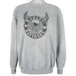 Harley Davidson - Laidlaw's L.A. Country Crew Neck Sweatshirt 1992 X-Large Vintage Retro