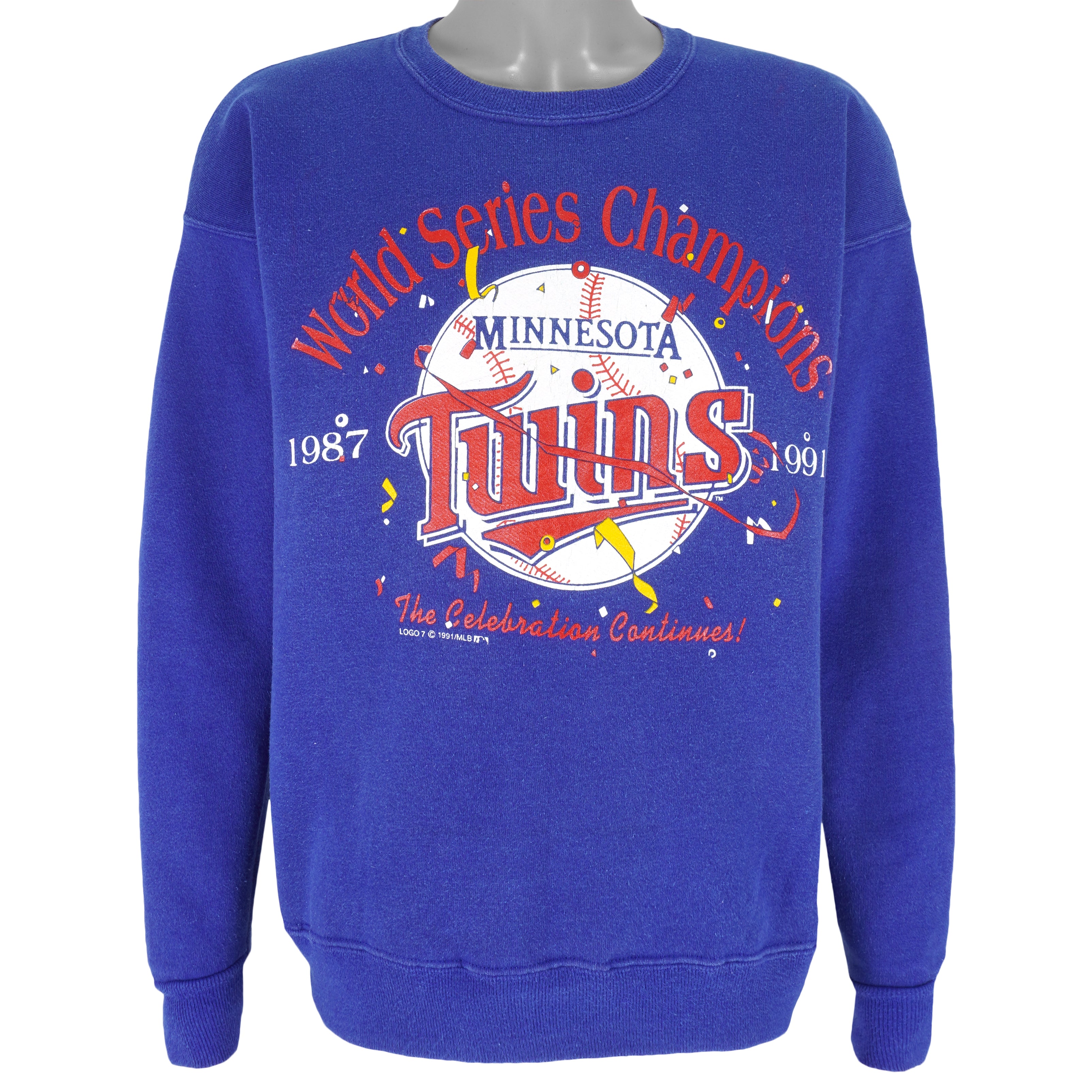 Minnesota Twins 1991 World Series Shirt 90s Vintage CARICATURE