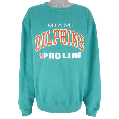 NFL - Miami Dolphins Football Crewneck Sweatshirt - Trench - XL – Lhük