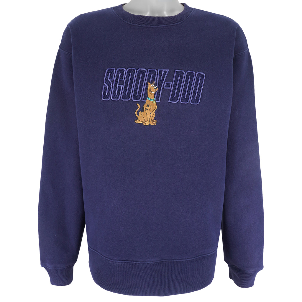 Vintage (Warner Bros) - Scoopy Doo Embroidered Crew Neck Sweatshirt Large Vintage Retro