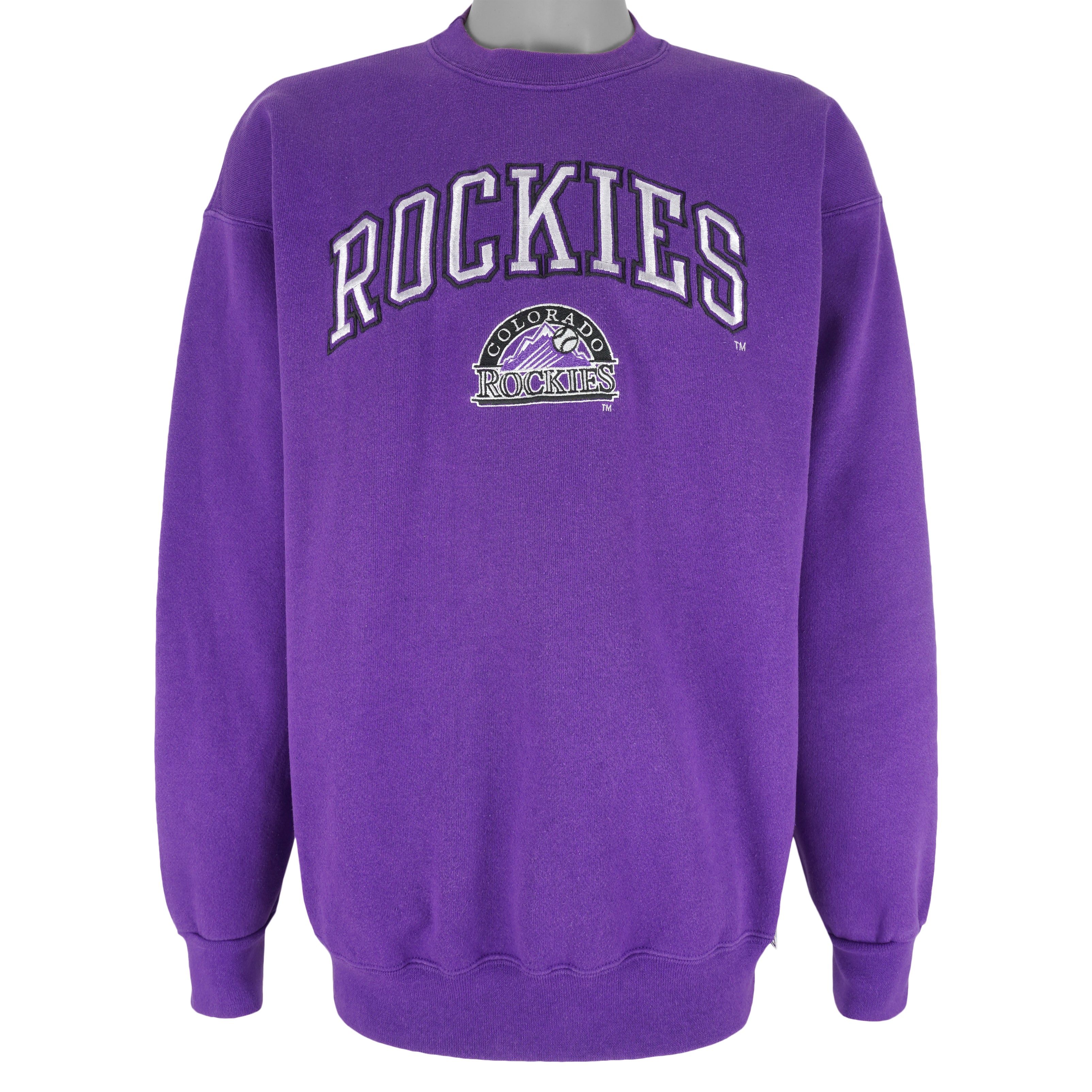 Rockies Men's Shirt - Purple - L