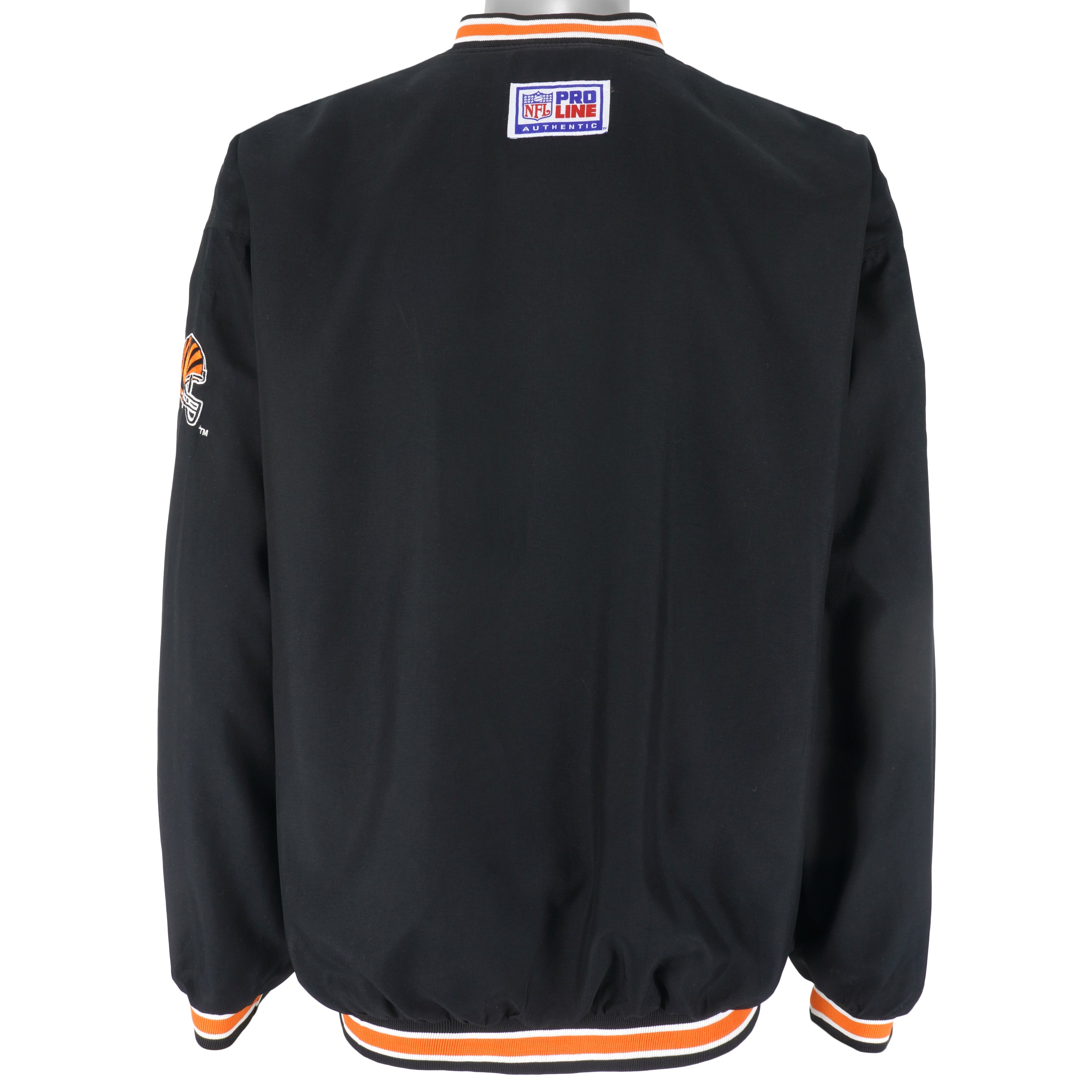 Cincinnati Bengals NFL Throwback Embroidered Long Sleeve T Shirt By Reebok