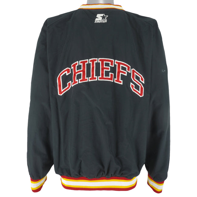 Starter (Pro Line) - Kansas City Chiefs Pullover Windbreaker 1990s X-Large