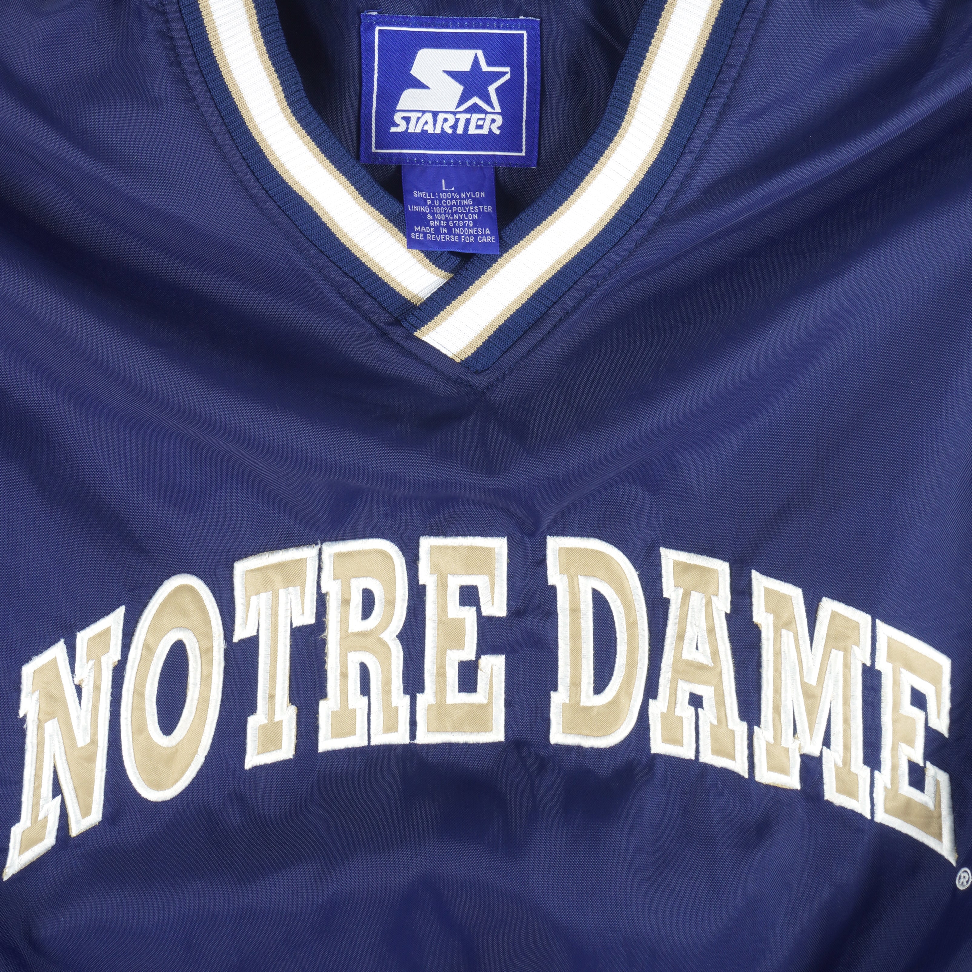 Vintage 1990s Starter Notre Dame Fighting Irish Pullover 