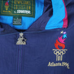 Starter - Team USA Atlanta Olympic Zip-Up Windbreaker 1996 Medium Vintage Retro