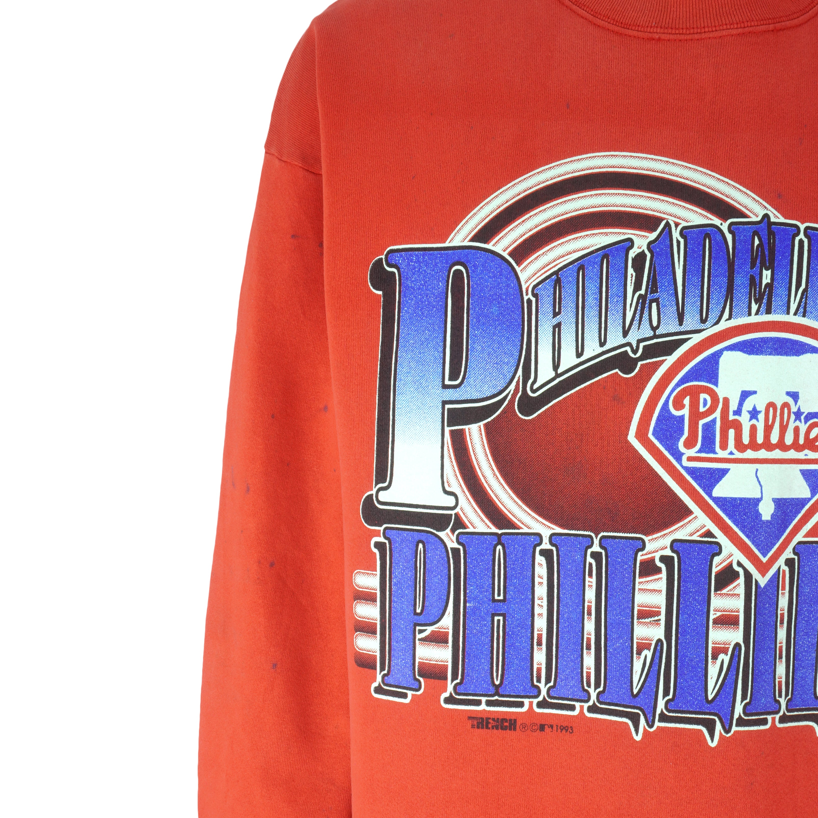 Vintage MLB (Trench) - Philadelphia Phillies Crew Neck Sweatshirt 1993  X-Large – Vintage Club Clothing