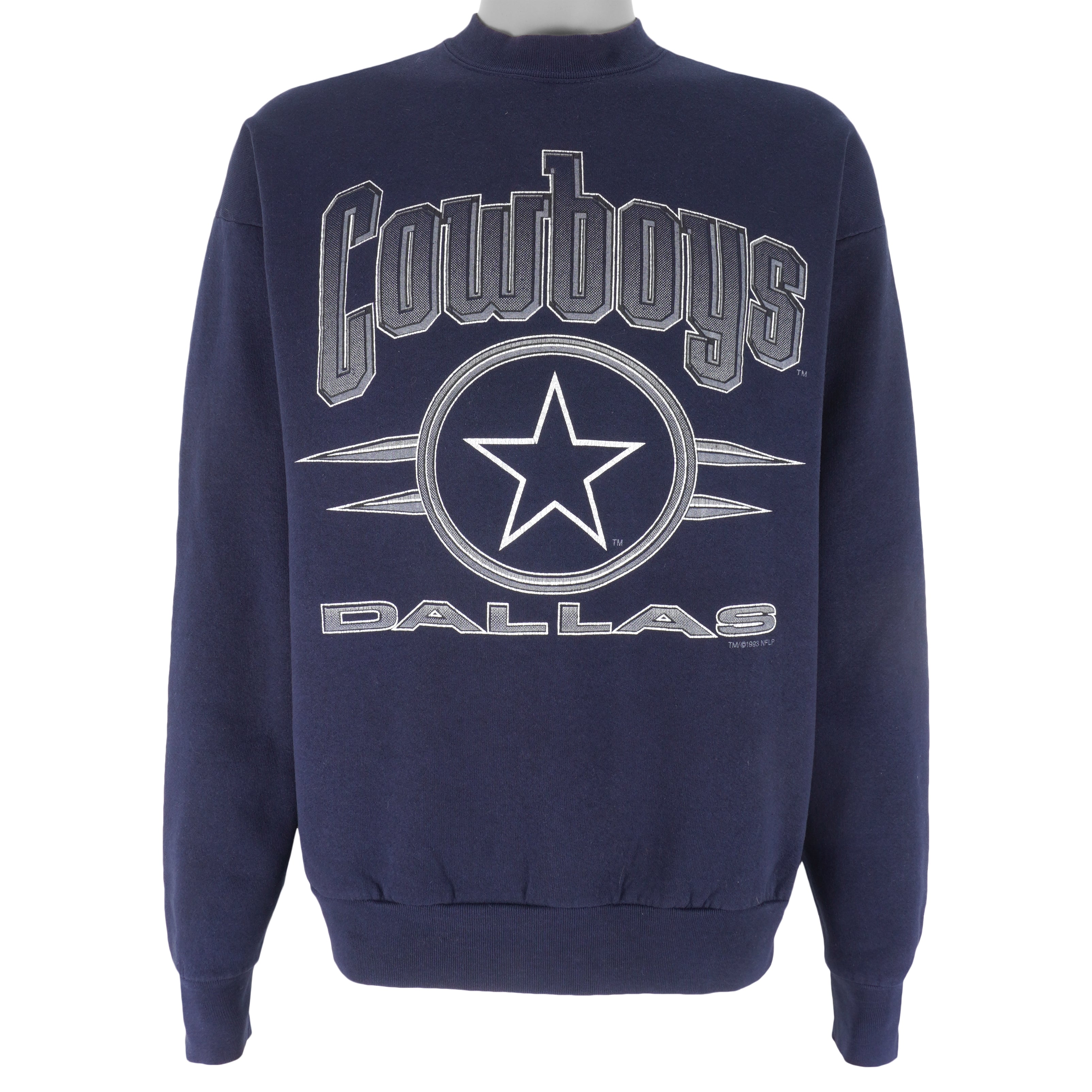 Vintage Dallas Cowboys Crewneck Sweatshirt Fruit of the Loom 