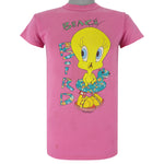 Looney Tunes - Tweety Beach Bird Single Stitch T-Shirt 1997 Small