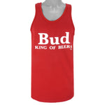 Budweiser - King Of Beers Sleeveless Shirt 1980s Large