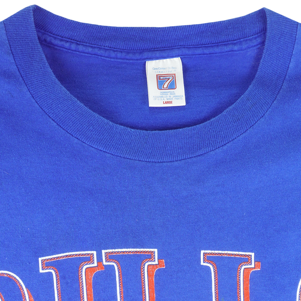 NFL (Logo 7) - Buffalo Bills Single Stitch T-Shirt 1992 Large Vintage Retro Football