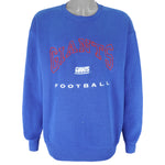 NFL (Lee) - New York Giants Crew Neck Sweatshirt 1990s Large Vintage Retro Football