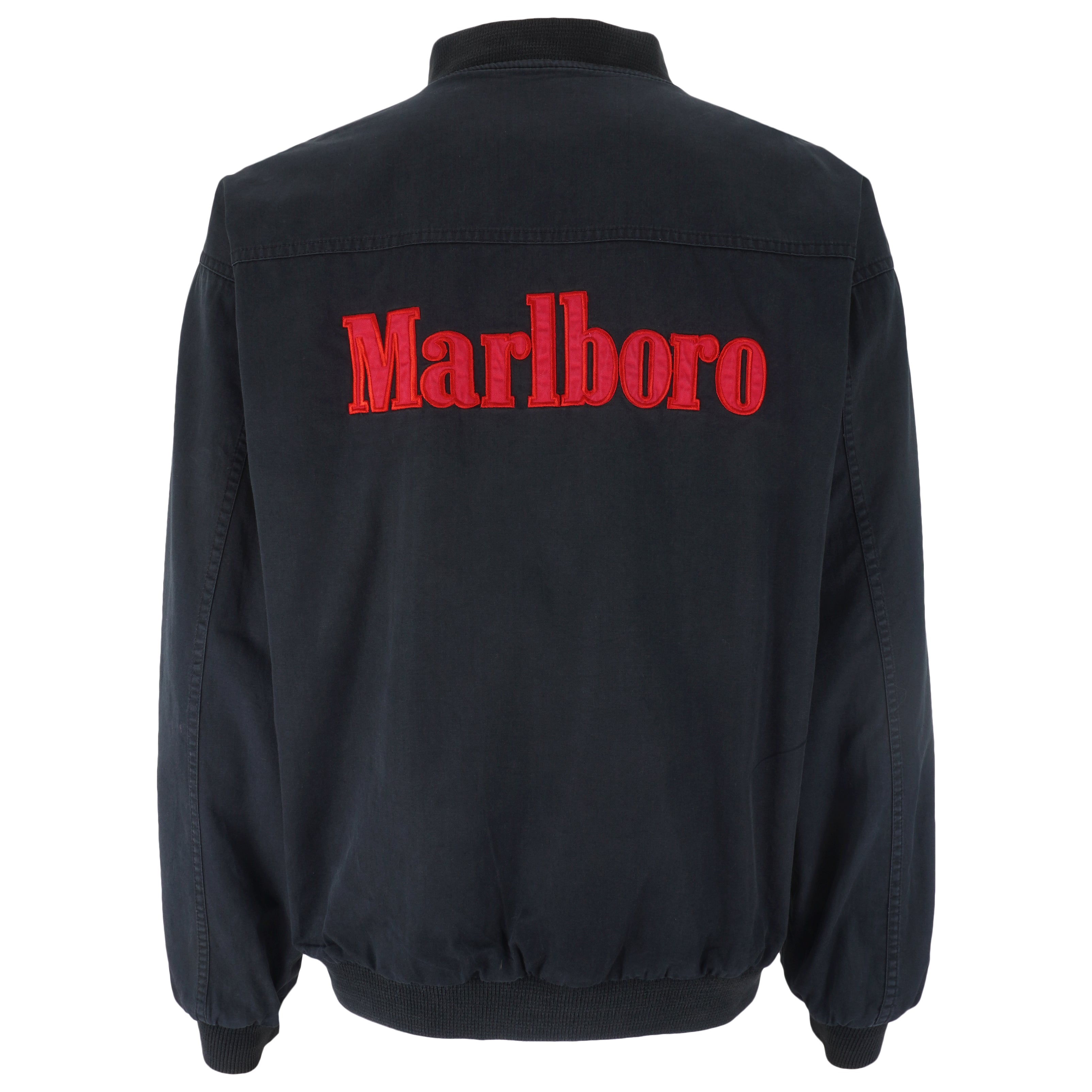 Vintage Reversible Marlboro deals Embroidered Bomber Jacket