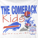 NFL (Trench) - Buffalo Bills Single Stitch T-Shirt 1992 Large Vintage Retro Football