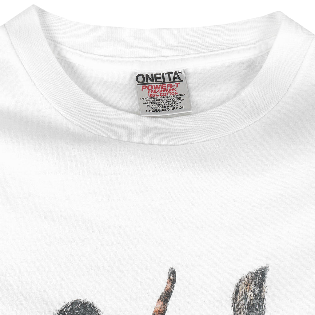 Vintage (Oneita) - The Cats of Washington DC Single Stitch T-Shirt 1990s Large Vintage Retro