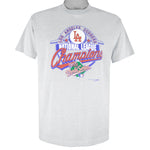 MLB (Logo 7) - Los Angeles Dodgers World Series Champions T-Shirt 1988 Large