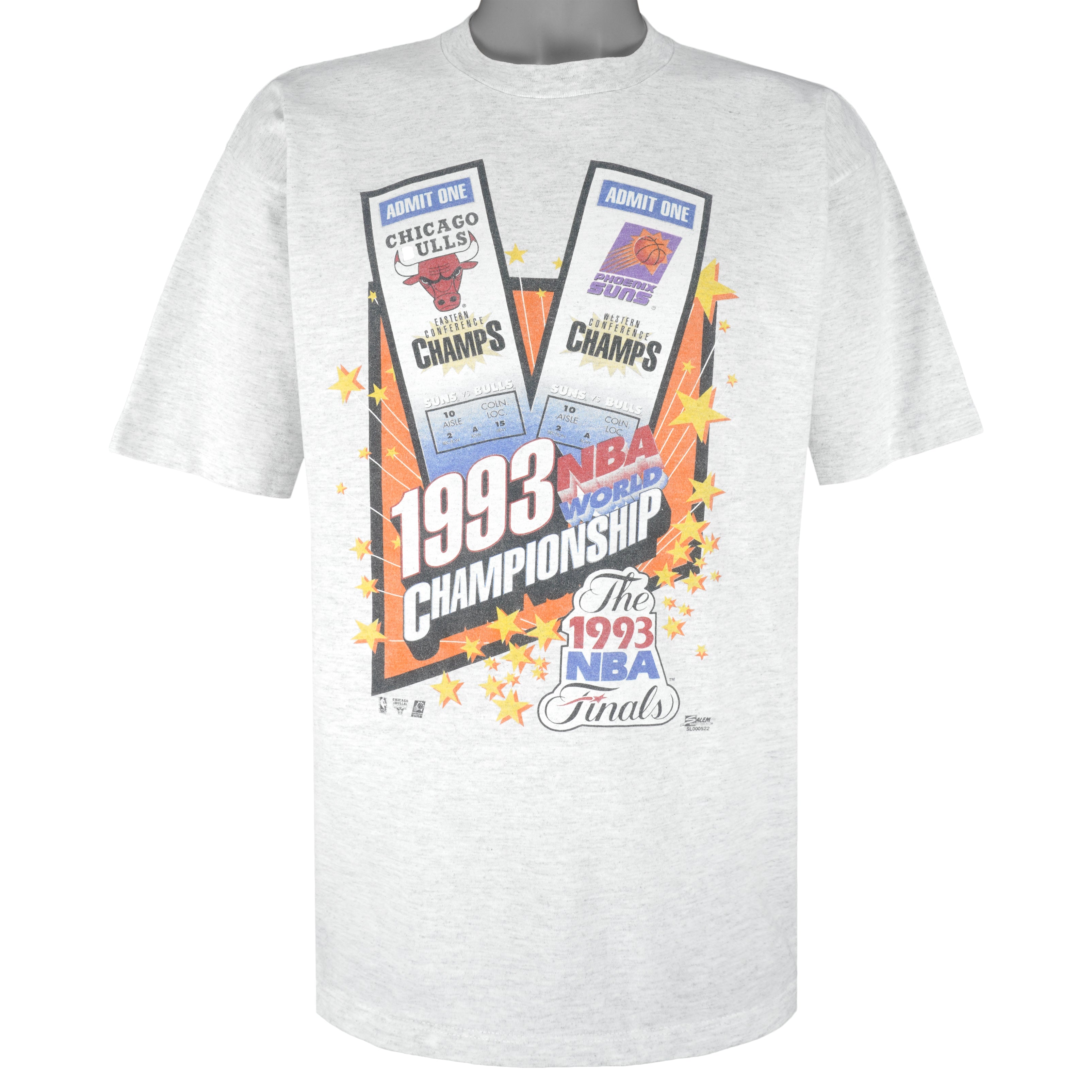 Vintage 1993 Phoenix Suns NBA Finals T Shirt NBA Basketball Shirt