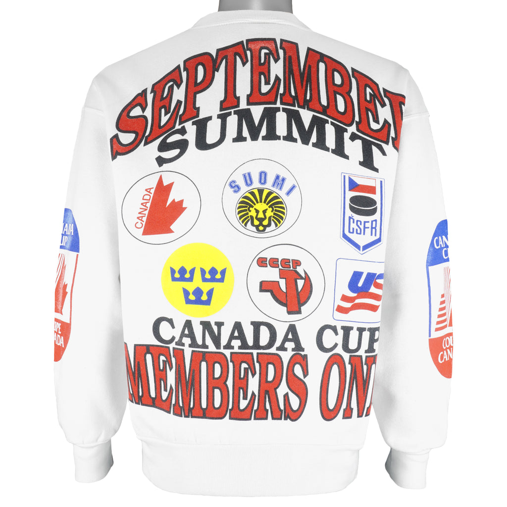 Vintage - Canada Cup September Summit Crew Neck Sweatshirt 1991 Large Vintage Retro