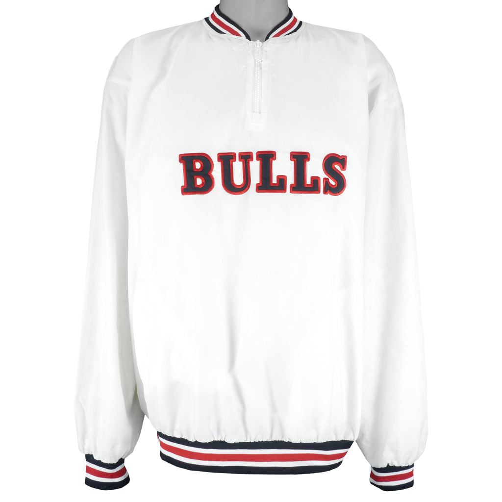 Reebok - Chicago Bulls Pullover Windbreaker 1990s X-Large Vintage Retro Basketball