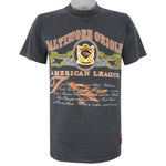 MLB (Nutmeg) - Baltimore Orioles Embroidered T-Shirt 1990s Medium