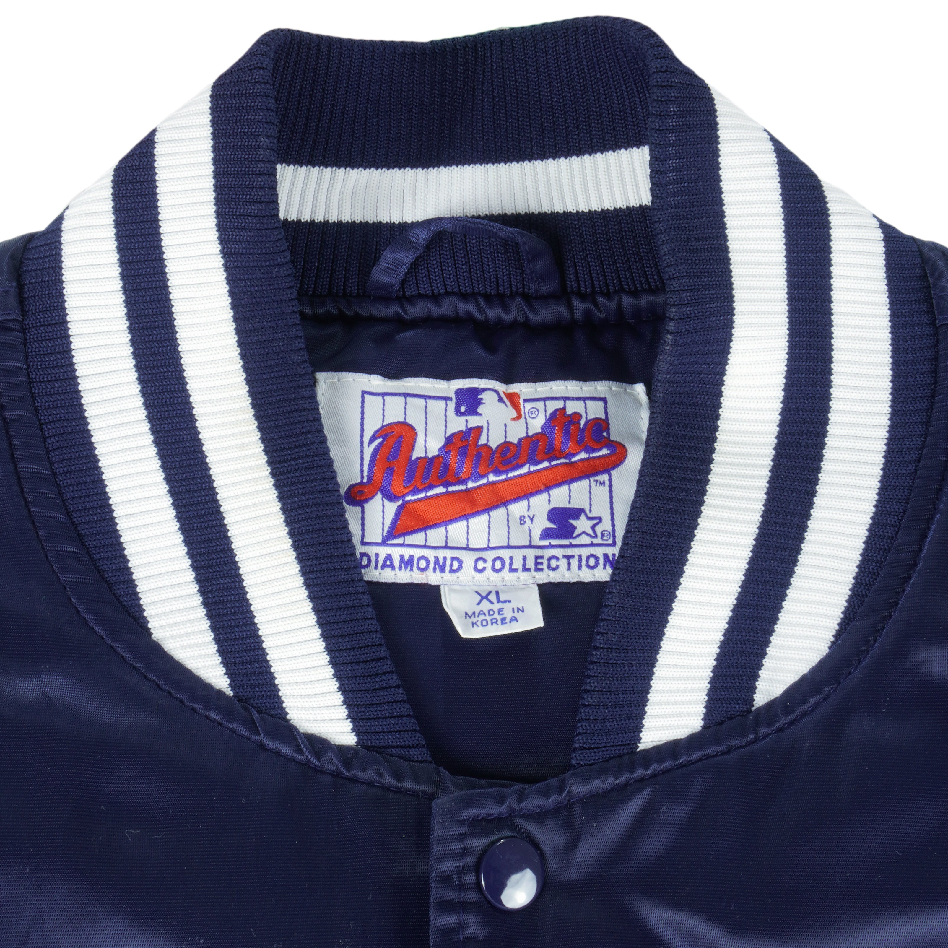 RARE Vintage New York Yankees Satin Starter Jacket - Diamond Collection-  Size XL
