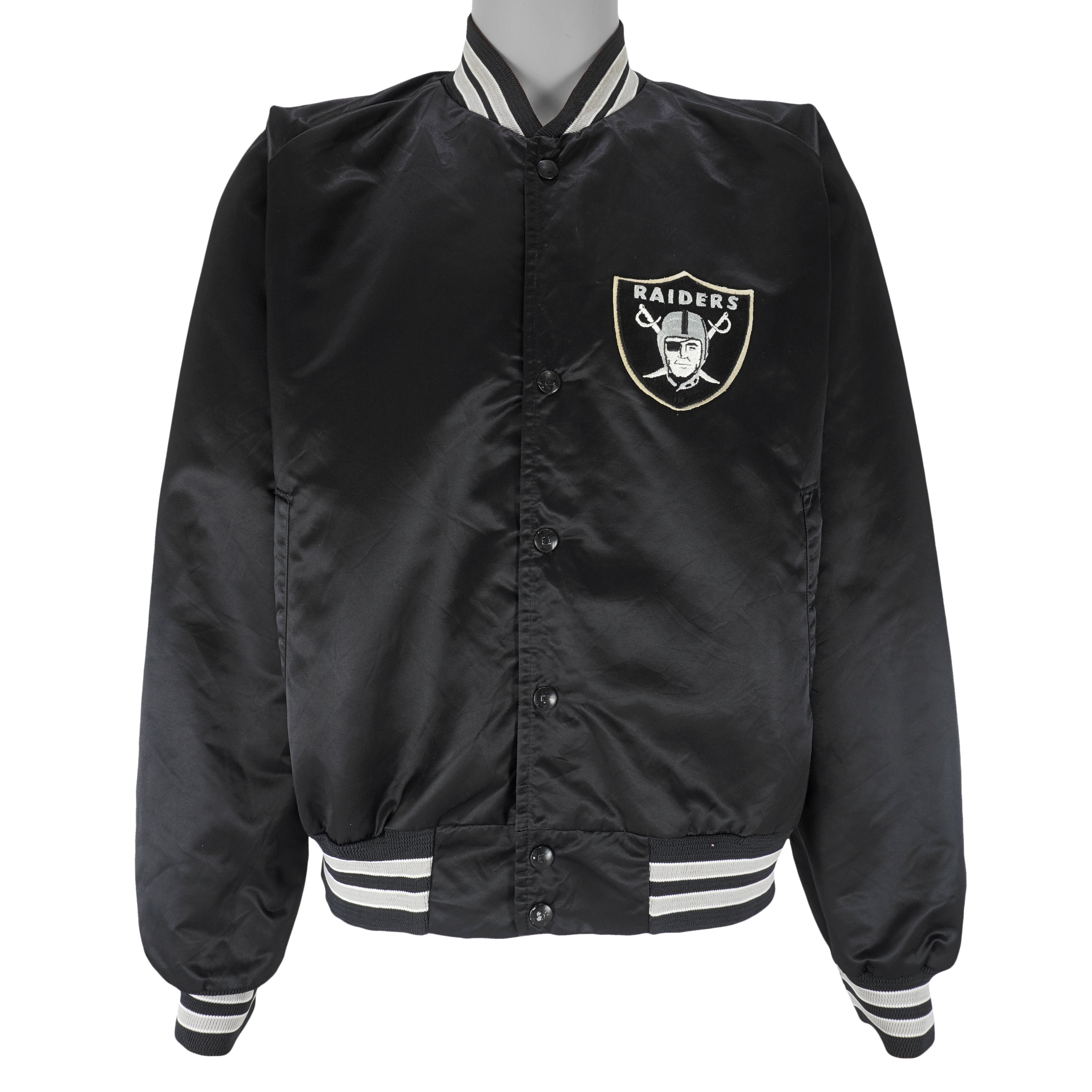Vintage NFL (Chalk Line) - Los Angeles Raiders Satin Jacket 1980s 