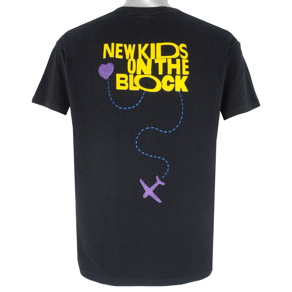 Vintage (Royal) - New Kids On The Block Single Stitch T-Shirt 1990s Large Vintage Retro