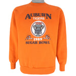 NCAA (College Jogs) - Auburn Tigers Sugar Bowl Sweatshirt 1989 Large Vintage College Football