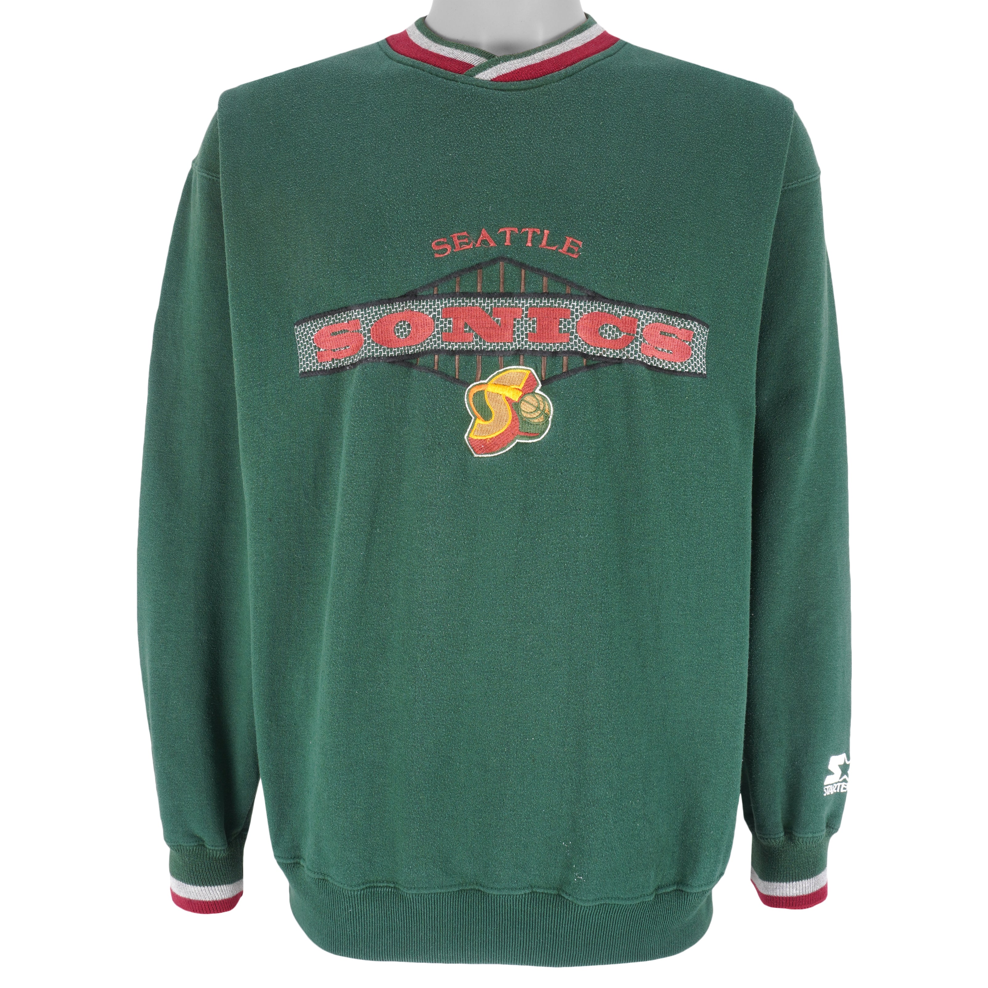 iTwistedSpartan Seattle SuperSonics Crewneck Sweatshirt