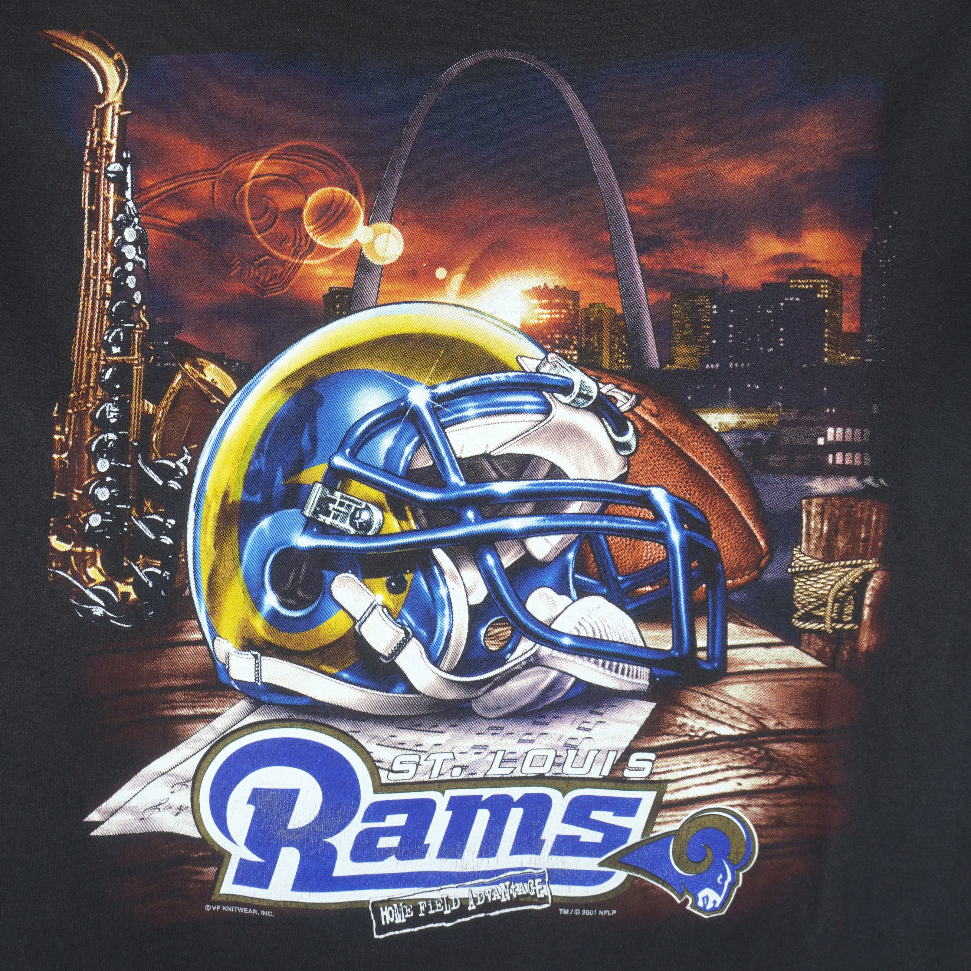 Vintage NFL St. Louis Rams Football New Home Salem Sports T-Shirt Adult  Size XL