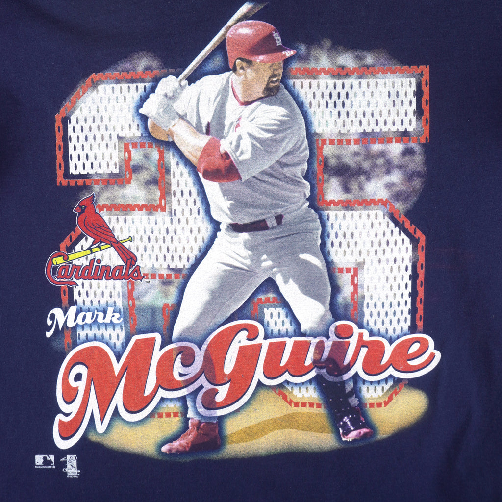 Vintage Lee Sports Mark McGwire St Louis Cardinals T Shirt XL 1998